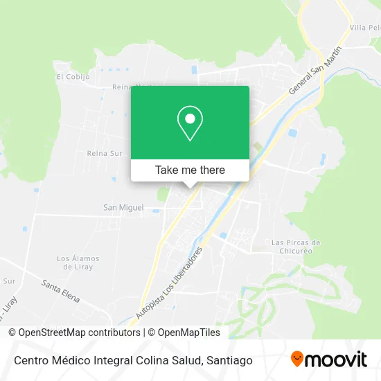 Centro Médico Integral Colina Salud map