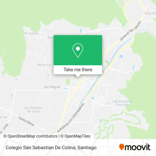 Colegio San Sebastian De Colina map