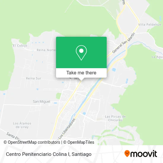 Centro Penitenciario Colina I map