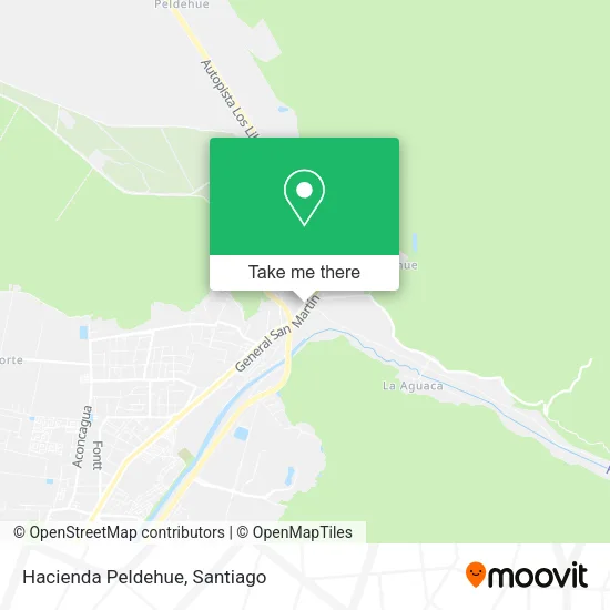 Hacienda Peldehue map
