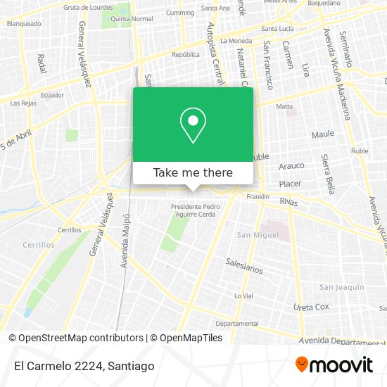 El Carmelo 2224 map