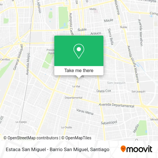 Estaca San Miguel - Barrio San Miguel map