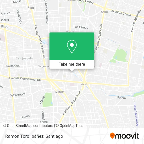 Ramón Toro Ibáñez map