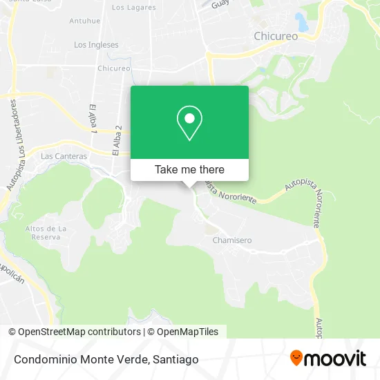 Condominio Monte Verde map
