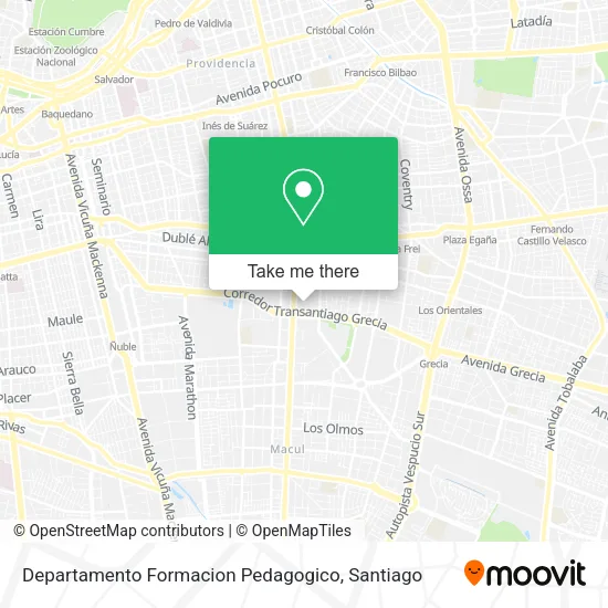 Departamento Formacion Pedagogico map