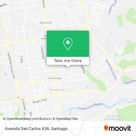 Avenida San Carlos 636 map