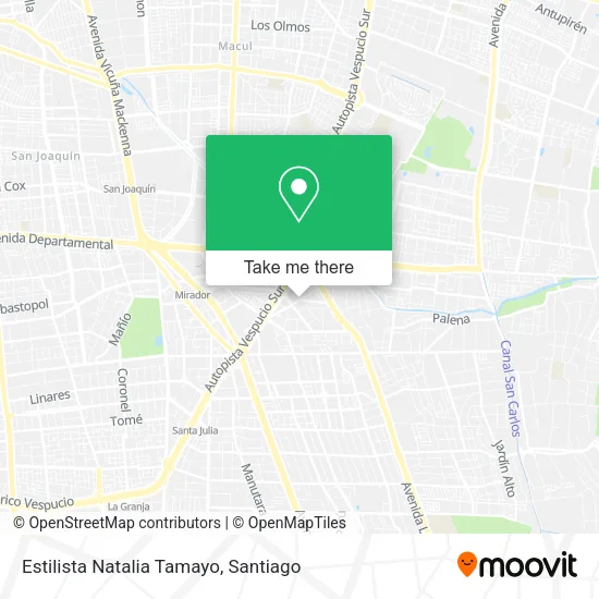 Estilista Natalia Tamayo map