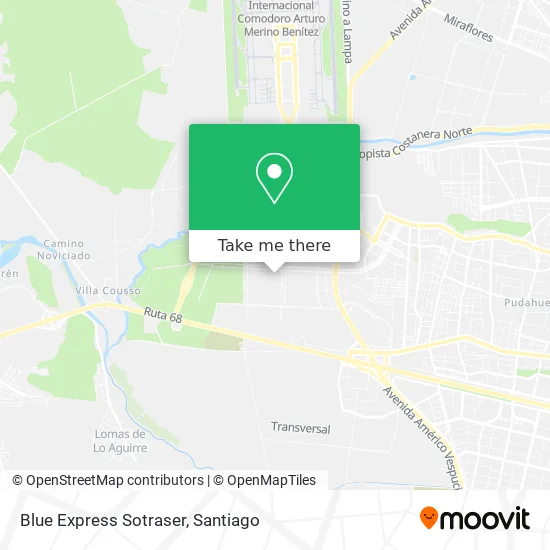Blue Express Sotraser map