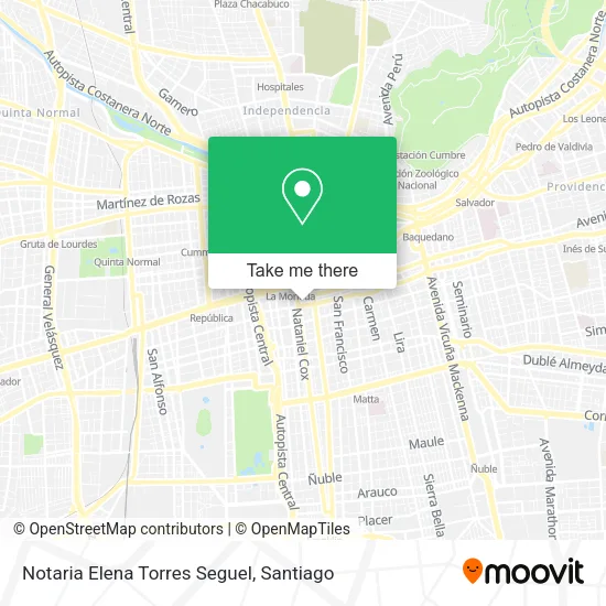Notaria Elena Torres Seguel map
