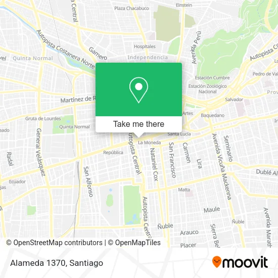 Alameda 1370 map
