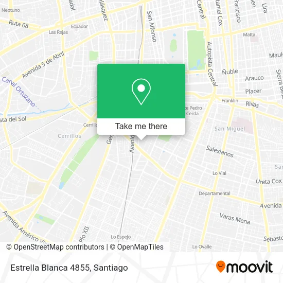 Estrella Blanca 4855 map