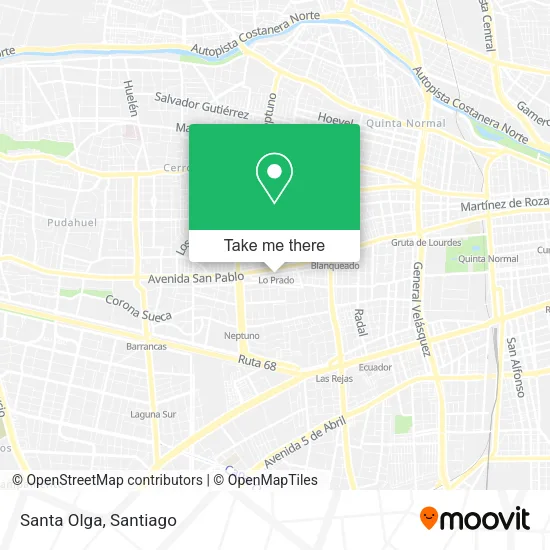 Santa Olga map
