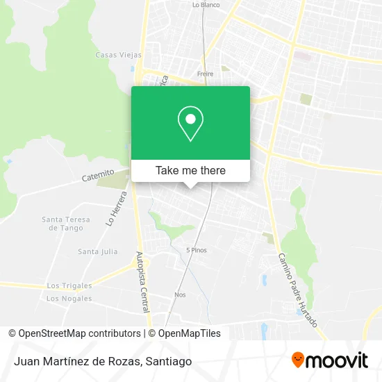 Juan Martínez de Rozas map