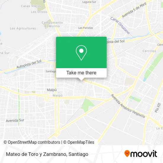 Mateo de Toro y Zambrano map