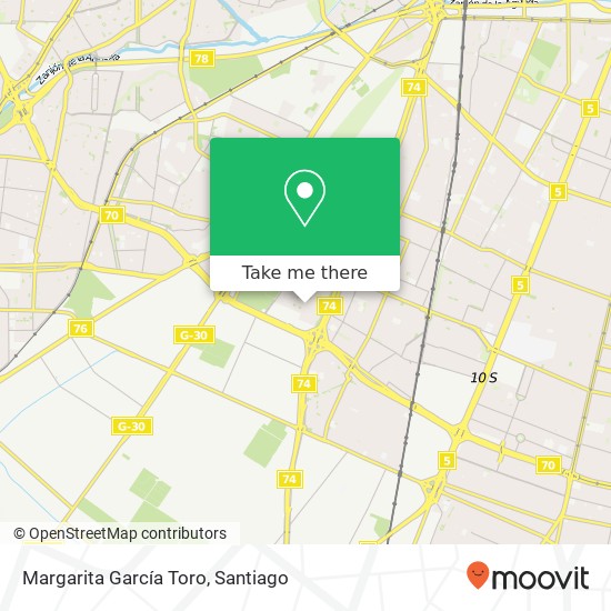 Margarita García Toro map