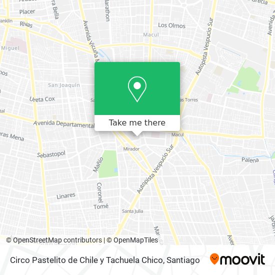 Circo Pastelito de Chile y Tachuela Chico map