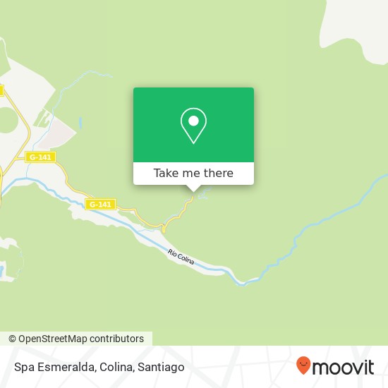 Mapa de Spa Esmeralda, Colina