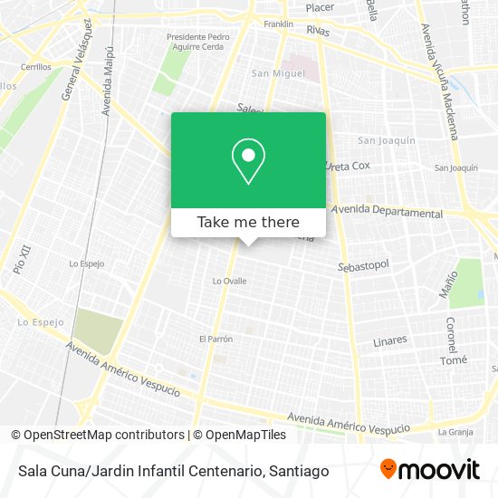 Sala Cuna / Jardin Infantil Centenario map