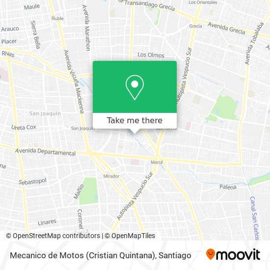 Mecanico de Motos (Cristian Quintana) map