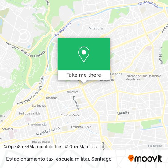 Estacionamiento taxi escuela militar map