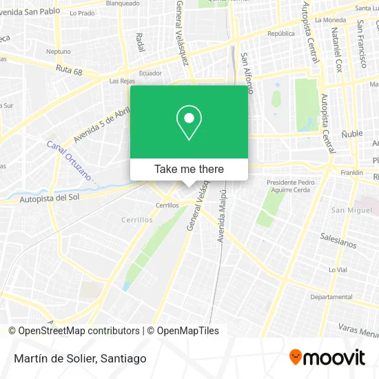Martín de Solier map