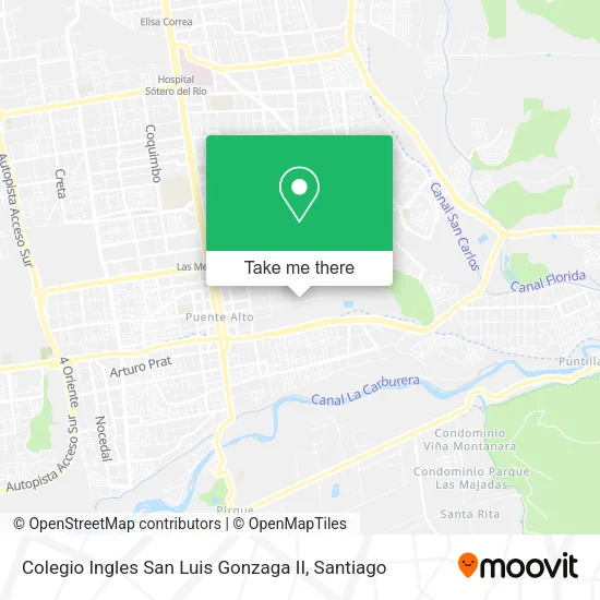 Colegio Ingles San Luis Gonzaga II map