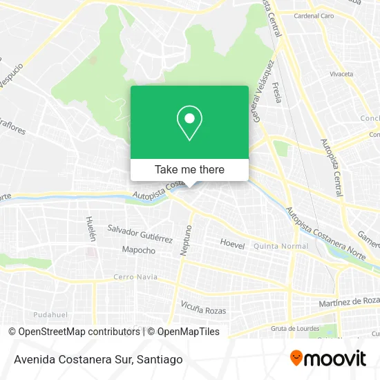Avenida Costanera Sur map