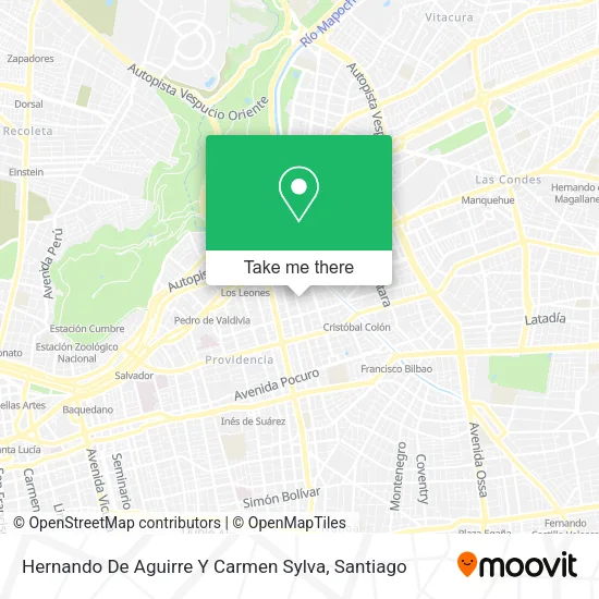 Hernando De Aguirre Y Carmen Sylva map