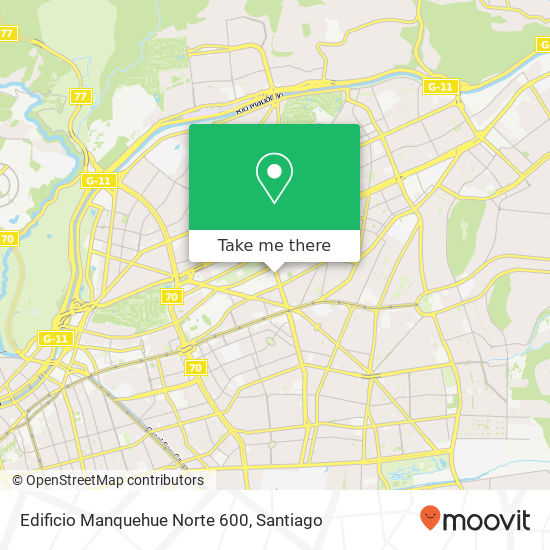 Edificio Manquehue Norte 600 map