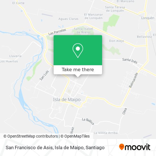 San Francisco de Asis, Isla de Maipo map