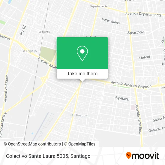 Colectivo Santa Laura 5005 map
