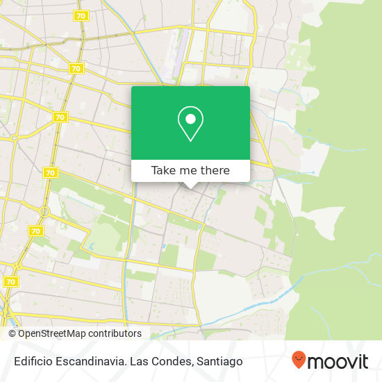 Edificio Escandinavia. Las Condes map