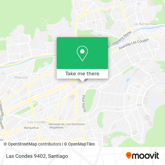 Las Condes 9402 map
