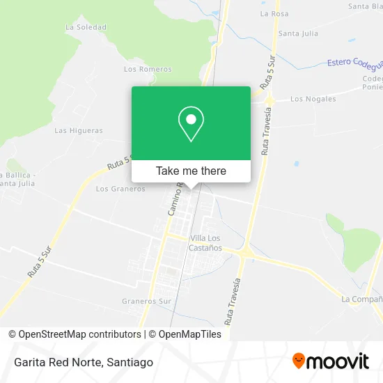 Garita Red Norte map