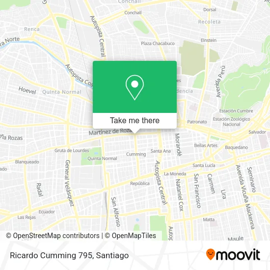 Ricardo Cumming 795 map
