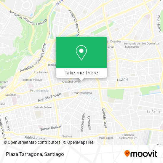 Plaza Tarragona map
