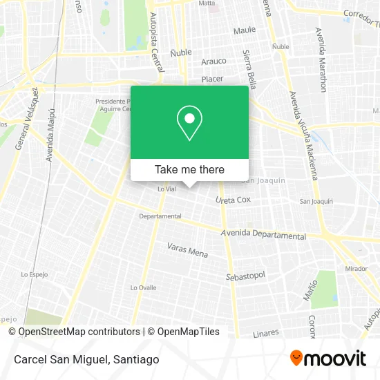 Carcel San Miguel map