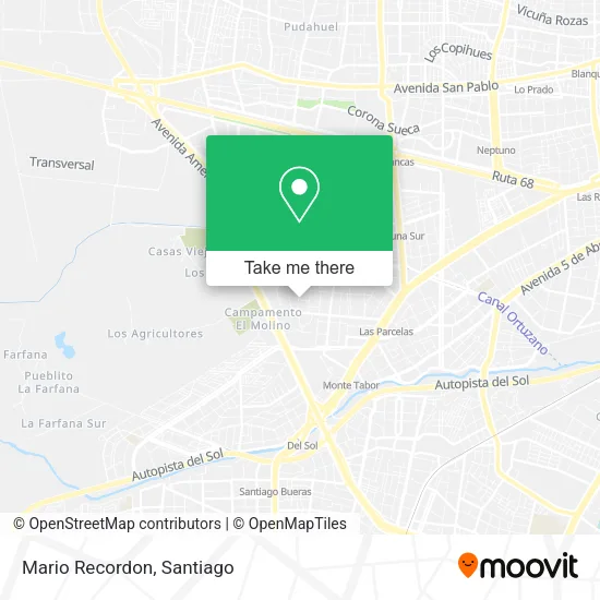 Mario Recordon map