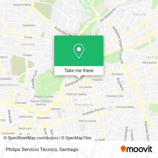 Philips Servicio Técnico map