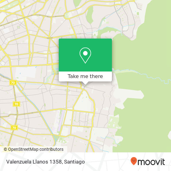 Valenzuela Llanos 1358 map