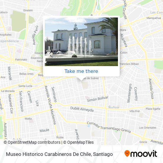Museo Historico Carabineros De Chile map