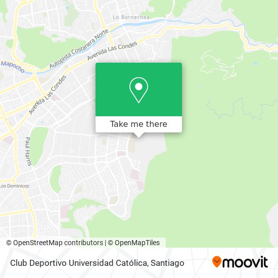 Club Deportivo Universidad Católica map