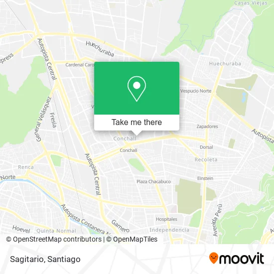Sagitario map