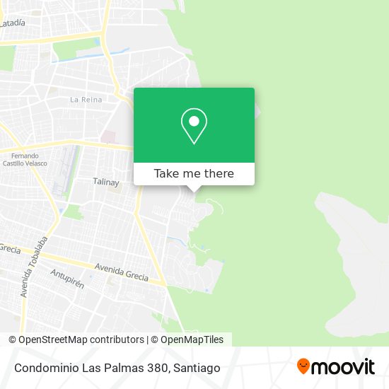 Condominio Las Palmas 380 map