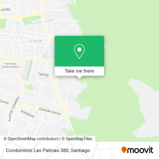 Condominio Las Palmas 380 map