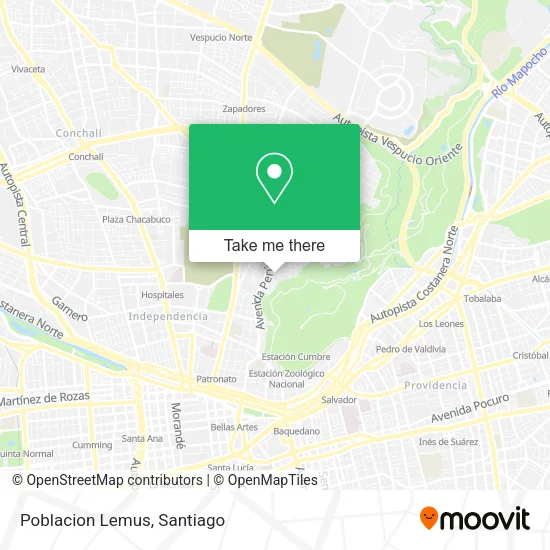 Poblacion Lemus map