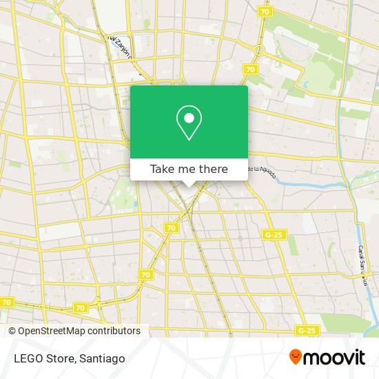 Mapa de LEGO Store