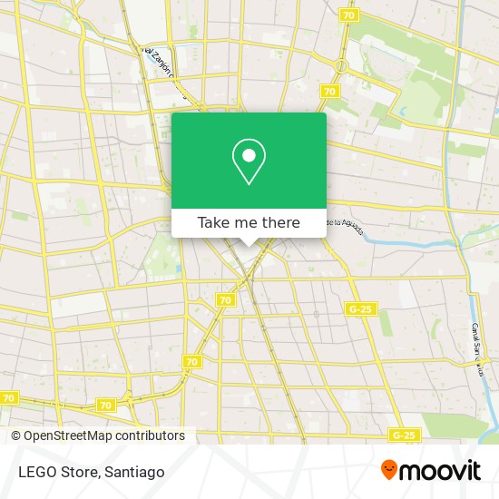 LEGO Store map