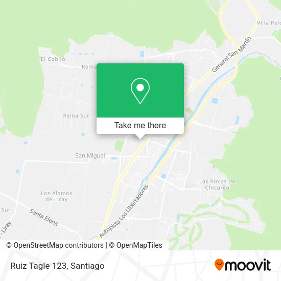 Ruiz Tagle 123 map