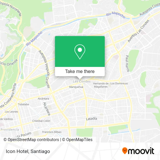 Icon Hotel map